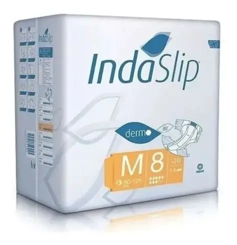 INDAS - Fralda de Adulto - Indaslip Classic Dermo M8 (20un)